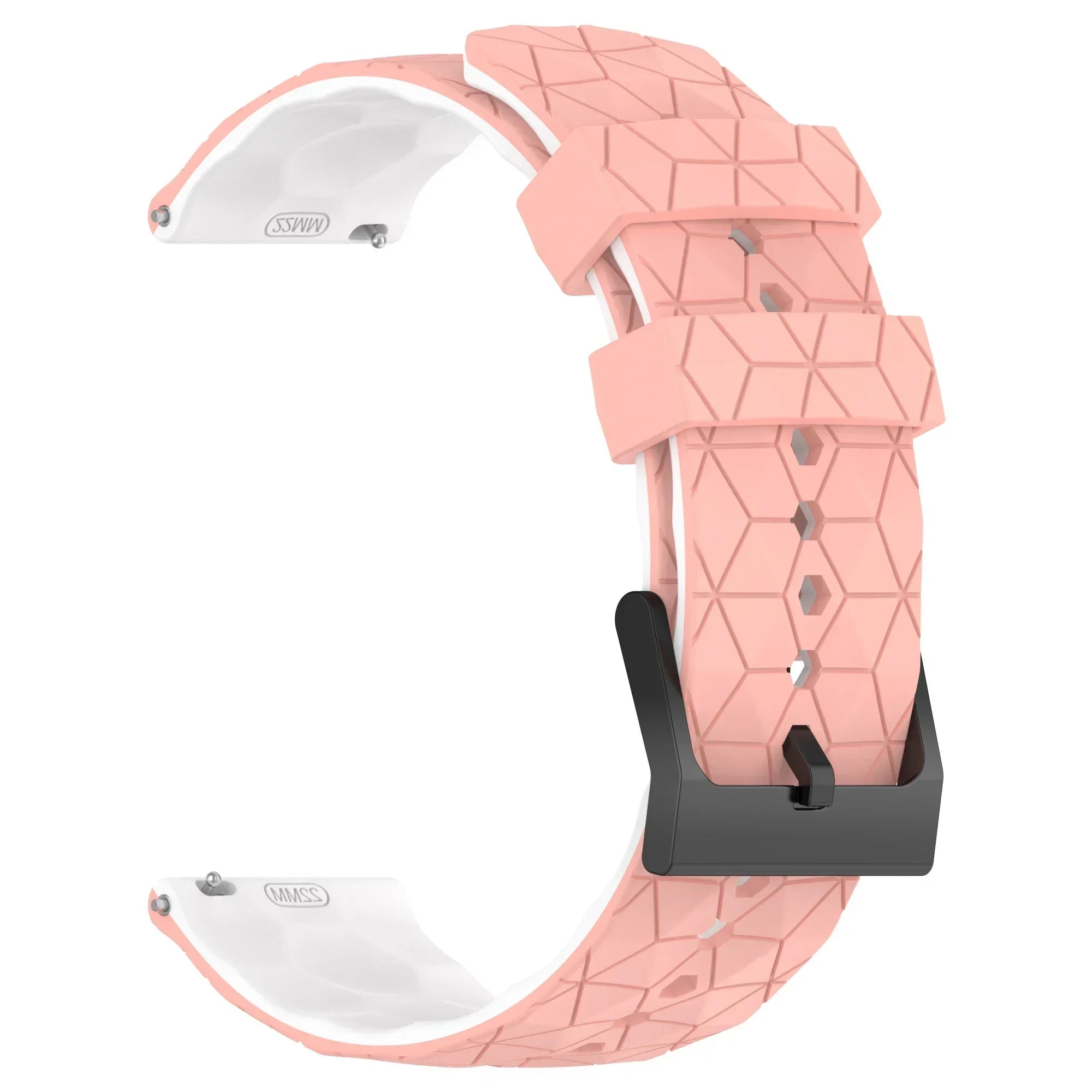 20mm 22mm Football Pattern Silicone Strap For Garmin Forerunner