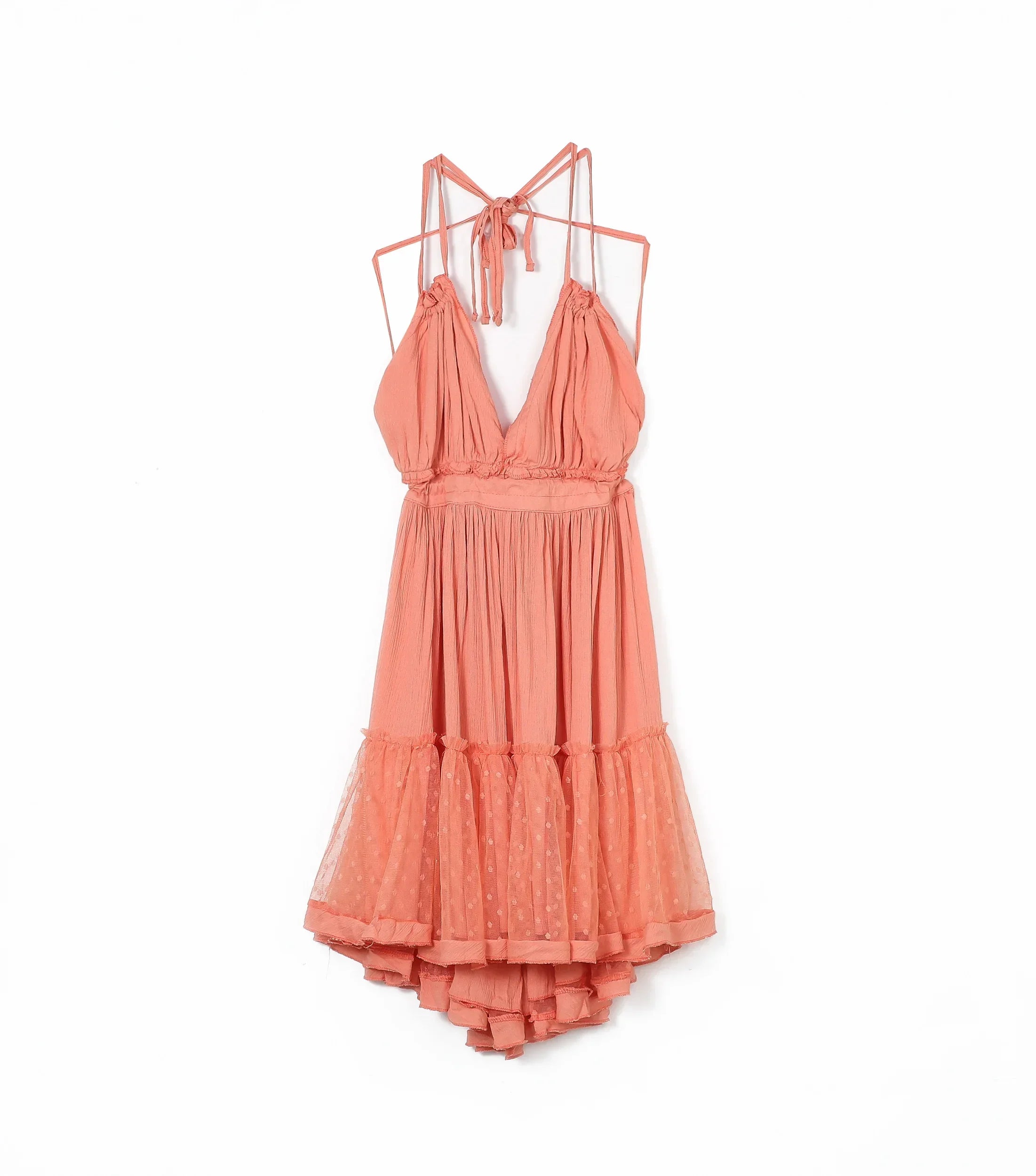 Canwedance Sexy Backless Lace Halter Dress Summer