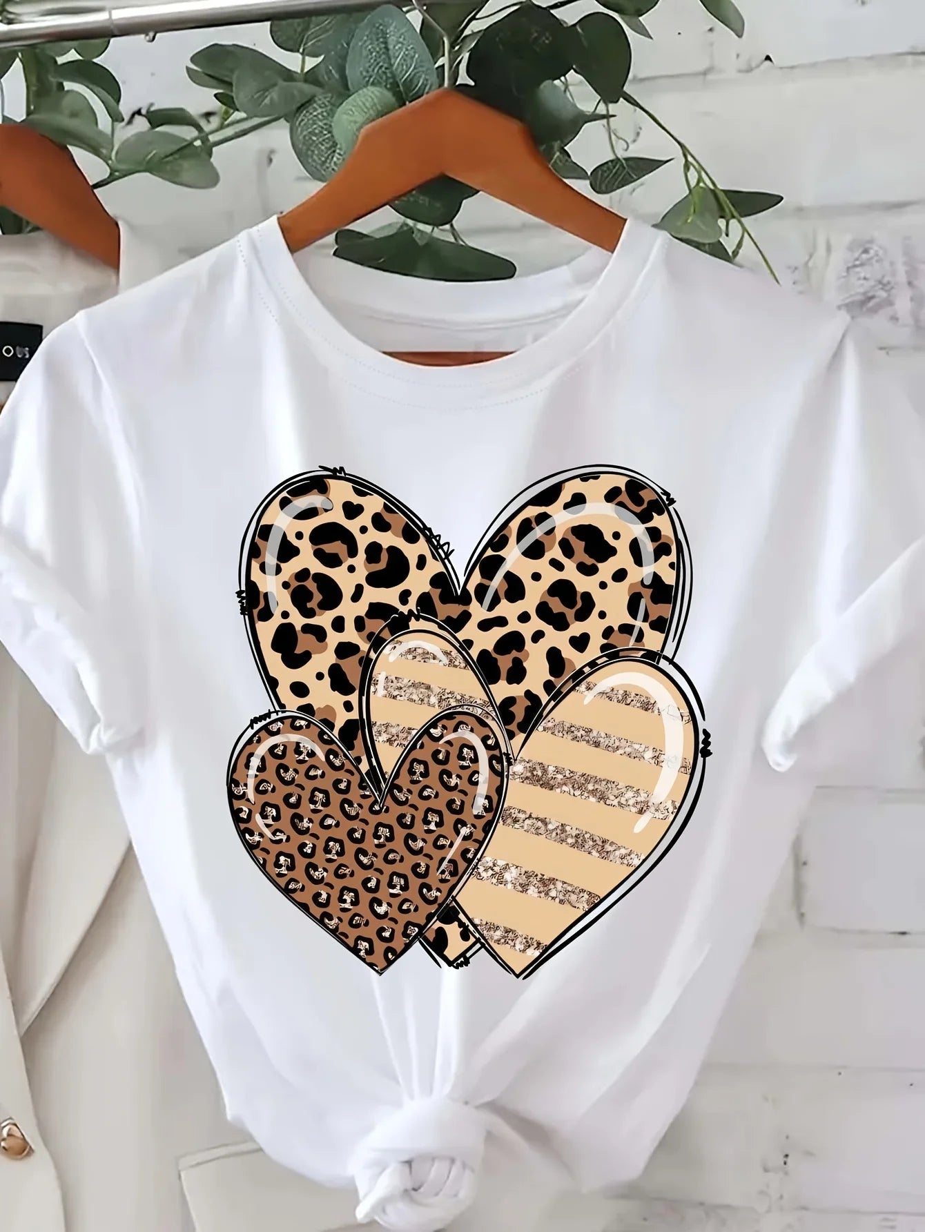 Leopard Print Top Women's Casual
