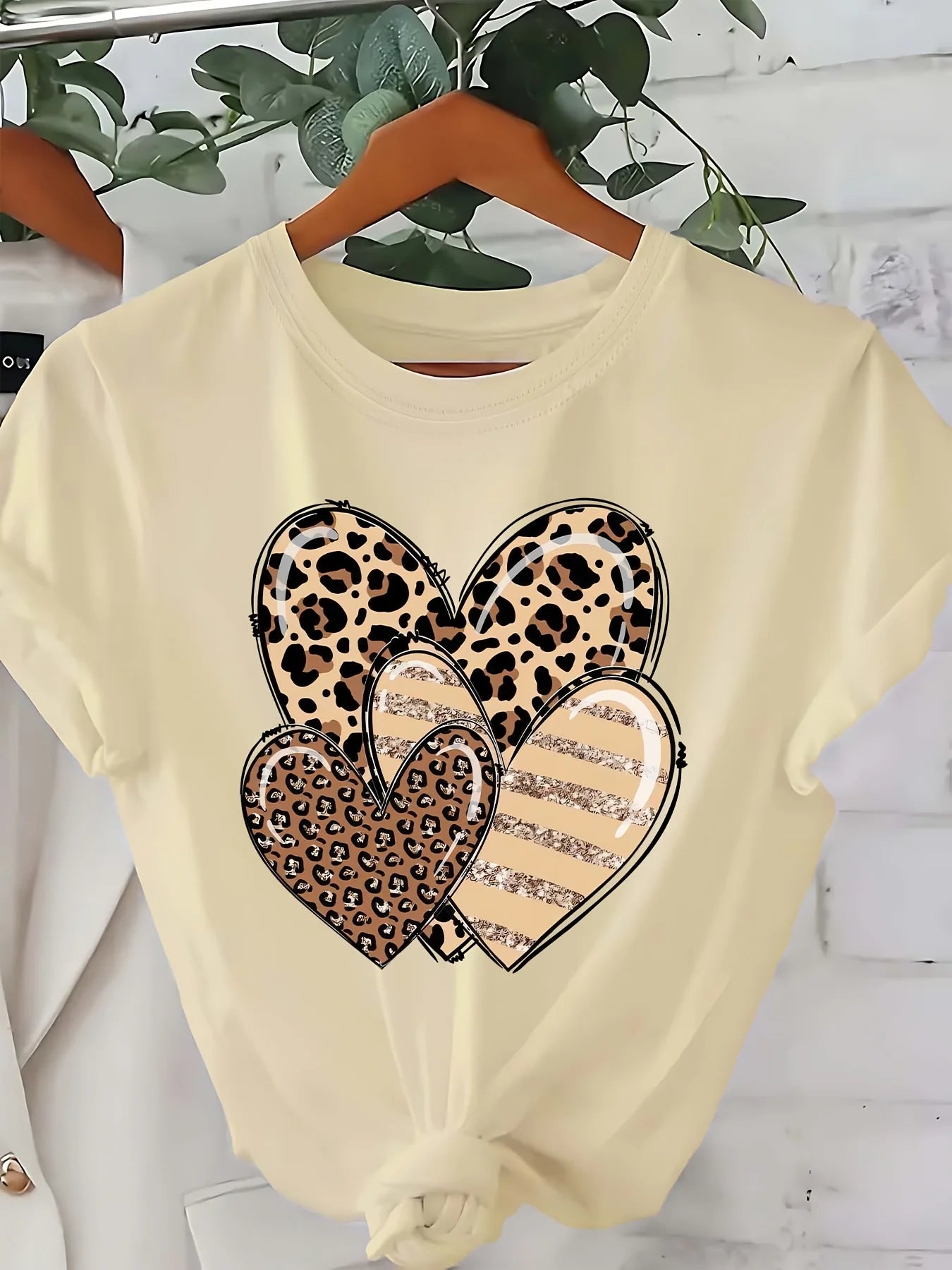 Leopard Print Top Women's Casual