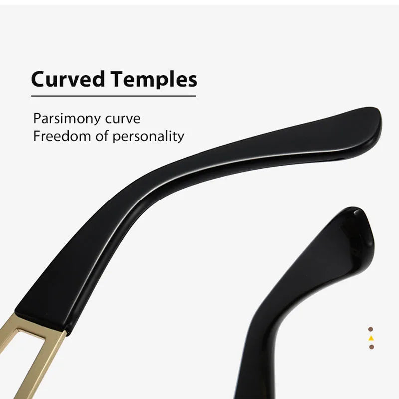 New stylish sunglasses with oversized frames