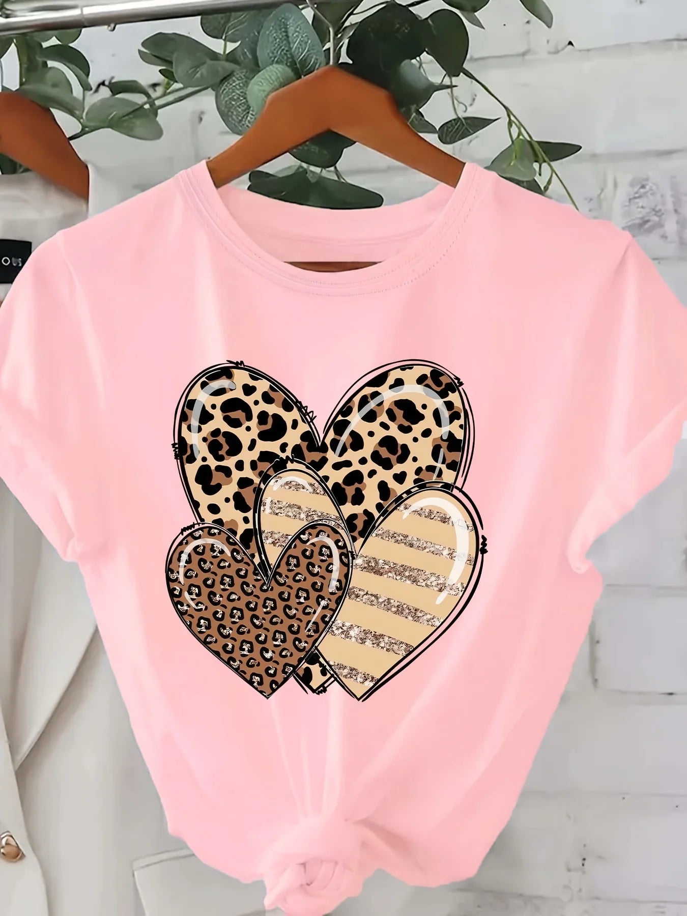 Leopard Print Top Women's Casual
