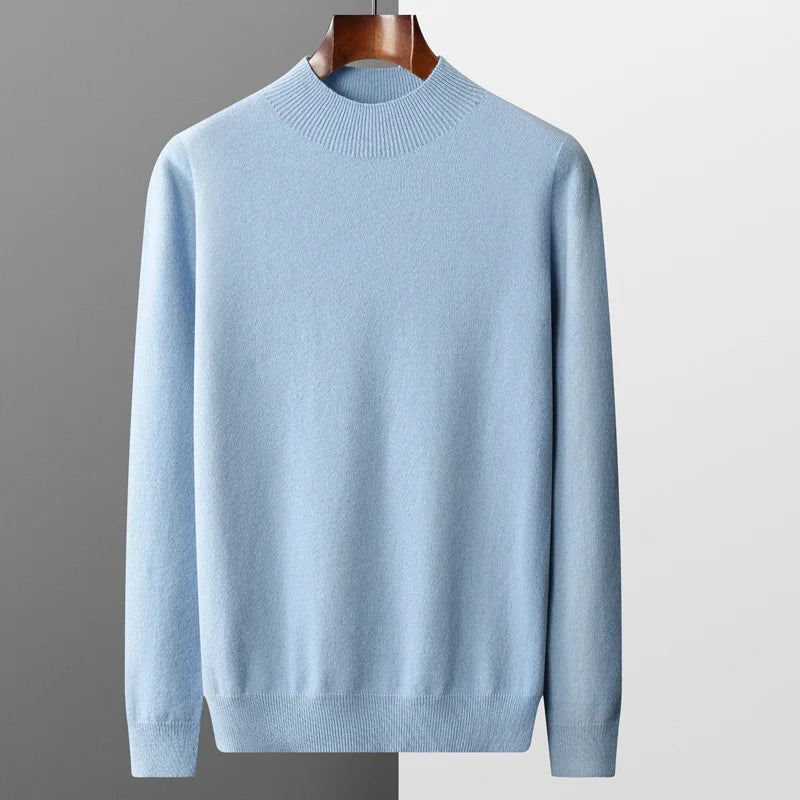 100% Pure Wool Cashmere Sweater Men's