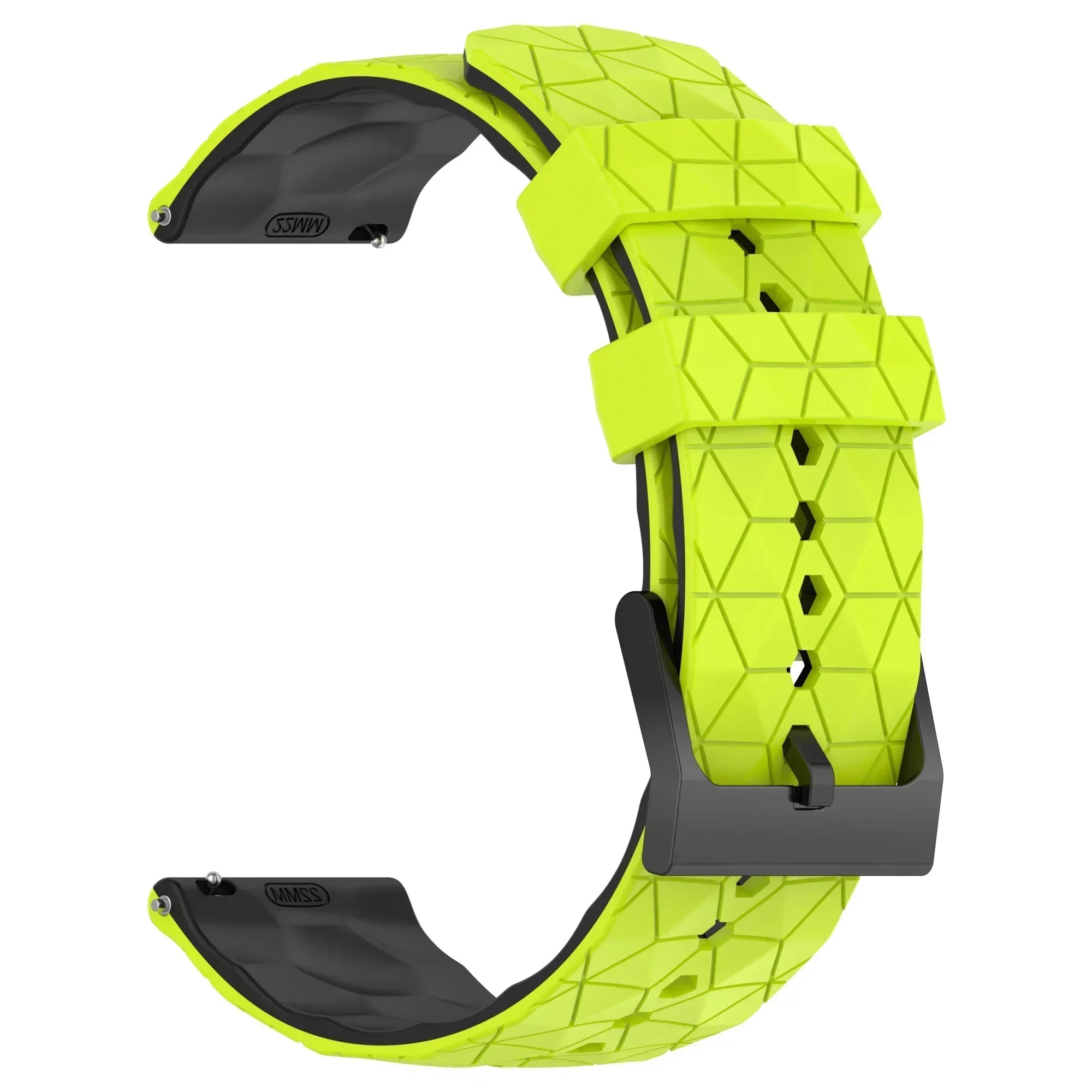 20mm 22mm Football Pattern Silicone Strap For Garmin Forerunner