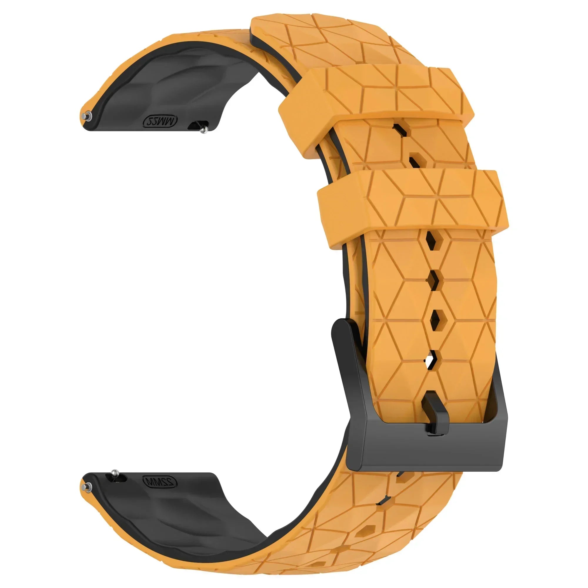 20mm 22mm Football Pattern Silicone Strap For Garmin Forerunner