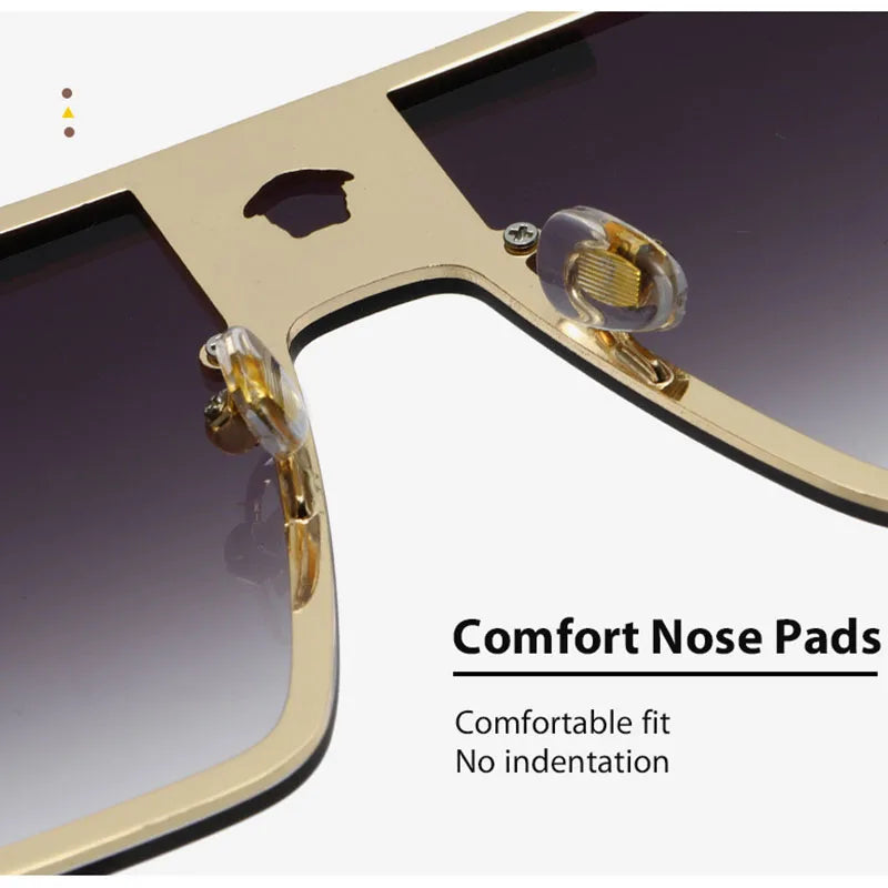 New stylish sunglasses with oversized frames