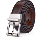 1Pcs Mens Reversible Leather Dress Casual Belts for Men 2.8cm