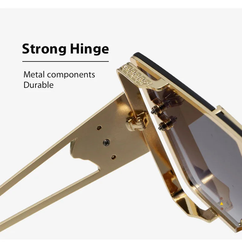 New stylish sunglasses with oversized frames